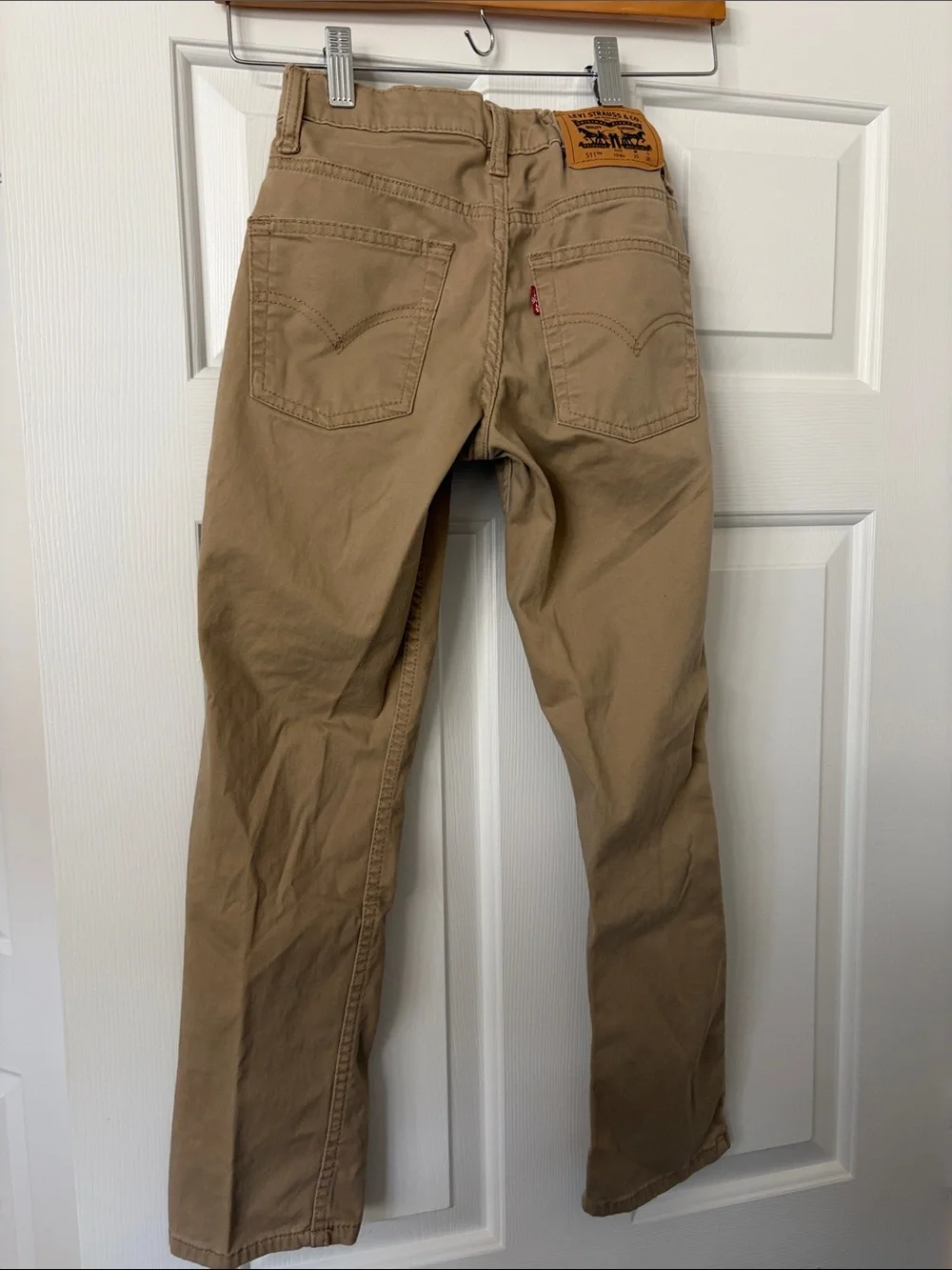 Levi's Tan Straight-Leg Kids Pants